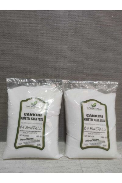 Dalbeyoğlu Bitkisel Doğal Çankırı Kaya Tuzu Öğütülmüş 2 Kg