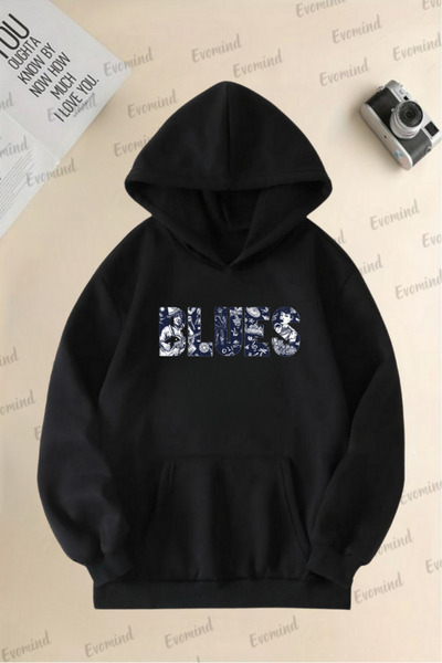 Evomind سويت شيرت بلوز كبير الحجم مطبوع للجنسين للبالغين والأطفال