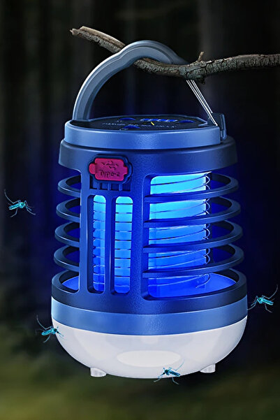 TechnoStation Powerbank Özellikli Sinek Öldürücü Led Işık Kamp Aydınlatması 3...