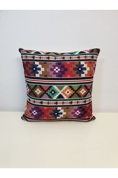 KIRLENT EV Tapestry Rug Pattern2 Throw Pillow Case