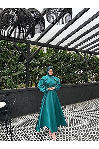 BYATEİLER ΒΡΑΔΙΝΟ ΦΟΡΕΜΑ CINDY PETROL GREEN