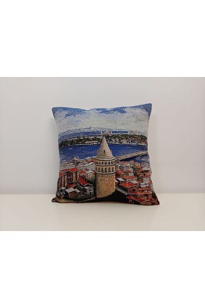 KIRLENT EV Tapiserie Galata Tower1 Husa de perna