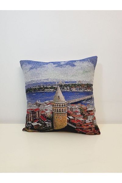 KIRLENT EV Tapiserie Galata Tower1 Husa de perna