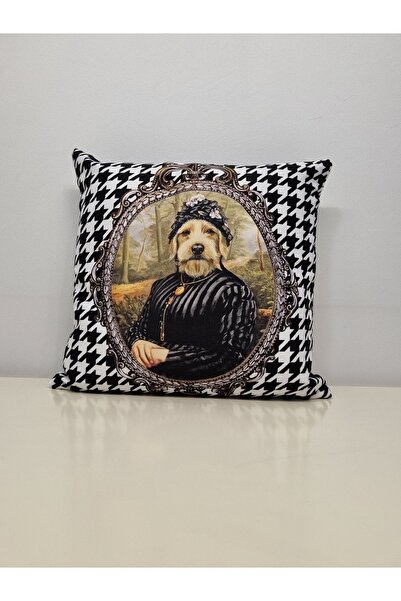 KIRLENT EV Husă de pernă cu model picior de gâscă pentru câine