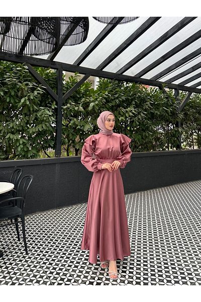 BYATEİLER ΒΡΑΔΙΝΟ ΦΟΡΕΜΑ CINDY DRIED ROSE