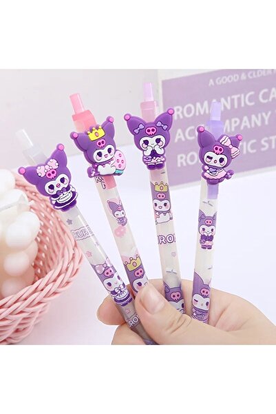 Kawaii قلم كورومي 4 قطع 0.7 سن