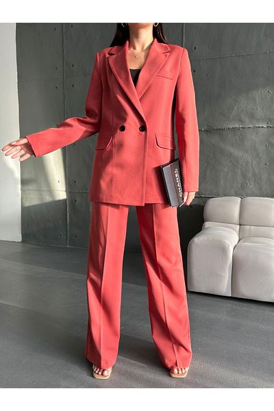 Moda İkra Women's Jacket and Trousers Set