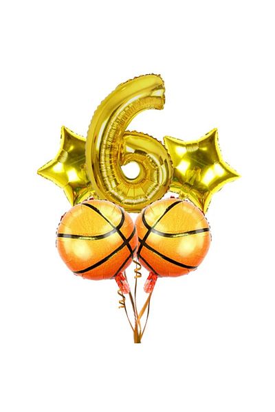 DÜVENCİ TİCARET Age Basketball Foiled Balloon Set