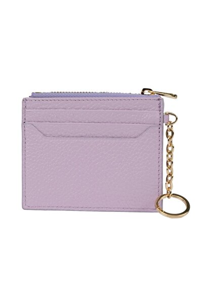 TANGCARF Genuine Leather Women's Card Holder |   Pia Key 1423 Lilac