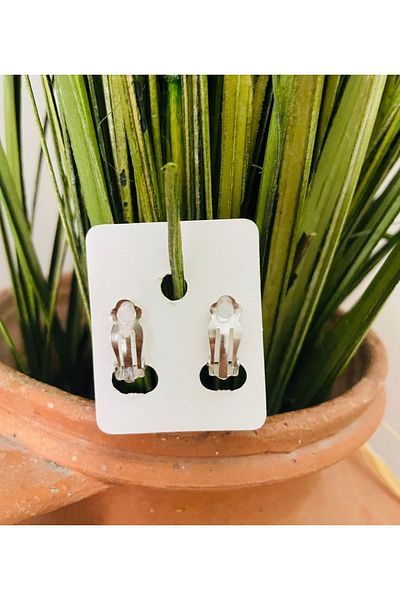 1PARÇAMAVİ Carrot Bulk Clip Non-Perforated Compression Girl's Earrings