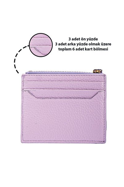 TANGCARF Genuine Leather Women's Wallet, Card Holder |   Pia 1223 Lilac