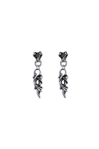 Viking تصميم قوطي - أقراط مقاومة للصدأ 316L مرصعة بأحجار الزركون