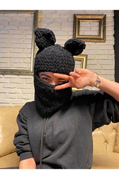 EmgCraft بالاكلافا / قناع الثلج / قبعة أذن القطة بالاكلافا