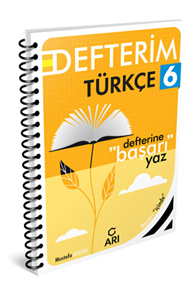 Arı Yayıncılık Arı Yayınları 6. Sınıf Akıllı Defter Seti (2024-2025 GÜNCEL BASKI) Ayraç Hediyeli