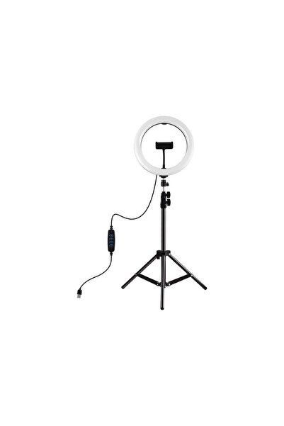AydemirTech Çok Amaçlı Ring Light Telefon Tutucu Halka Işıklı Yayıncı Video Ç...