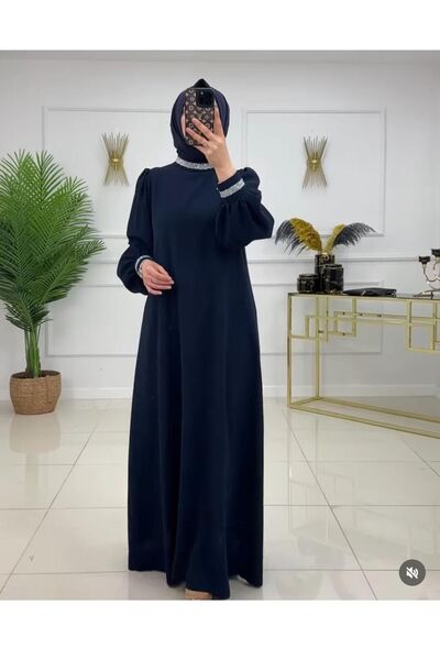 poplinmoda 2434 Hanzade Tesettür Abiye ve Davet Elbisesi