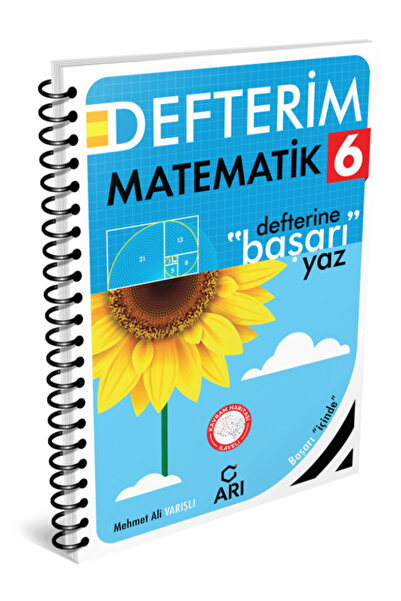 Arı Yayıncılık Arı Yayınları 6. Sınıf Akıllı Defter Seti (2024-2025 GÜNCEL BASKI) Ayraç Hediyeli