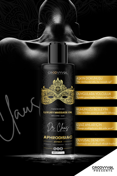 GROOVYVOL Etkili Fantezi Masaj Yağı Kayganlaştırıcı 150 ml