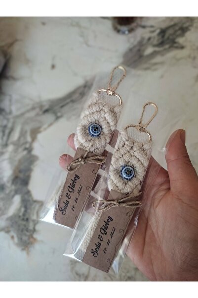 ev & Ev Elenyum Makrome Anahtarlık 40 Adet