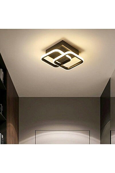 Home Kare Hol,antre,yatak Odası,çocuk Odası Için Modern Led Avize Siyah Kasa ...