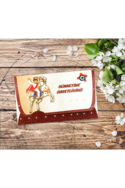 ERDEM DAVETİYE Sünnet Davetiyesi 2070-b (50 Adet)