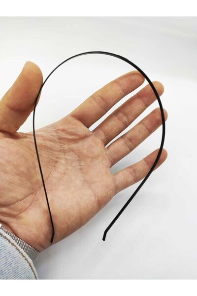 Ramo Aksesuar تاج سلك مسطح أسود للرجال والنساء للجنسين 3 قطع