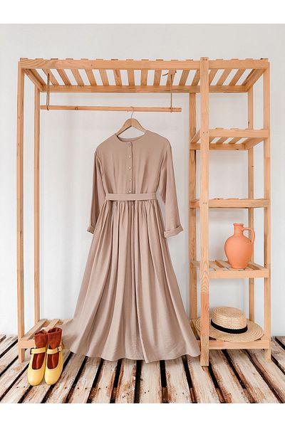 hrmonny Casual Vintage Long Women's Dress - Front Buttoned Ferace