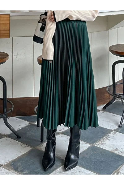 Zübeyde Sayın Fusta Hijab Henza plisată