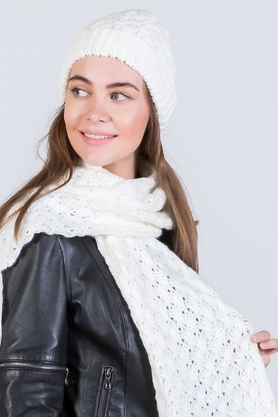 POSUSS Basket Knitted Acrylic Women's Beanie Bone - Ps673