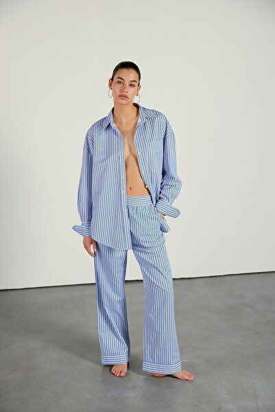 VATKALI Pantaloni cu model dungi