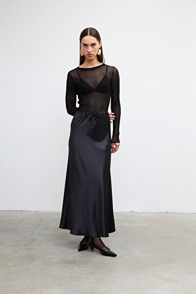 VATKALI Satin Midi Skirt