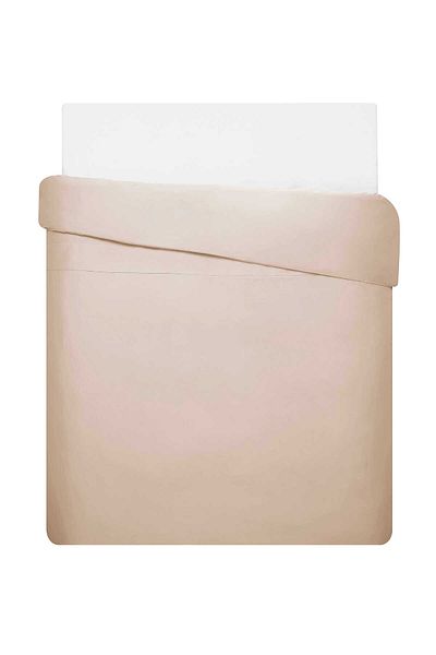 Linens Mix&Match Cotton Double Satin Duvet Cover Camel