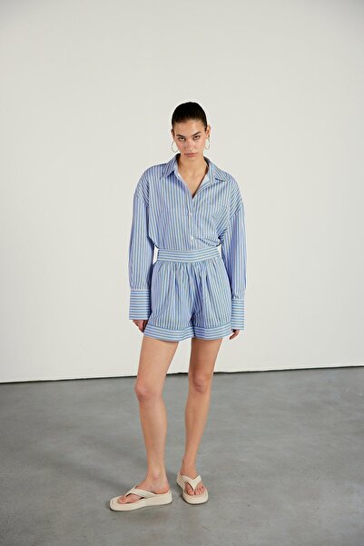 VATKALI Stripe Patterned Shorts