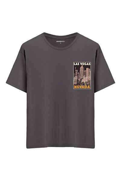 Mounte Bianca Unisex Las Vegas - Oversize kroj T-shirt