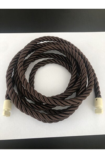 lovelyhome35 Aparat de ridicare a fundalului din tul maro dublu, cordon de ri...