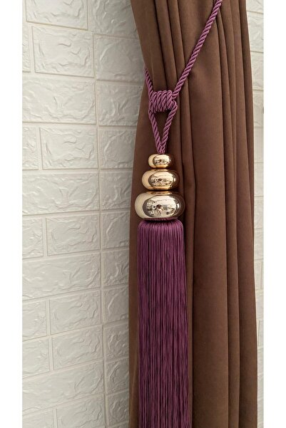 Metal Layer 3 Ball Braçol Tassel Curtain Accessory Attached to the Cornice Curtain Tie 1 PCS