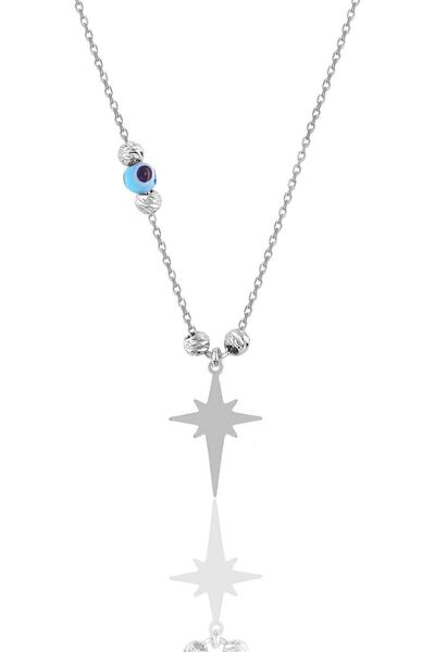 Söğütlü Silver Kadın Gümüş Dorica Toplu Kutup Yıldızı Kolye SGTL8862