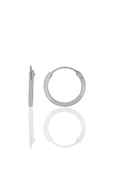 Söğütlü Silver Gümüş 14 Mm Halka Küpe Sgtl11744rodaj