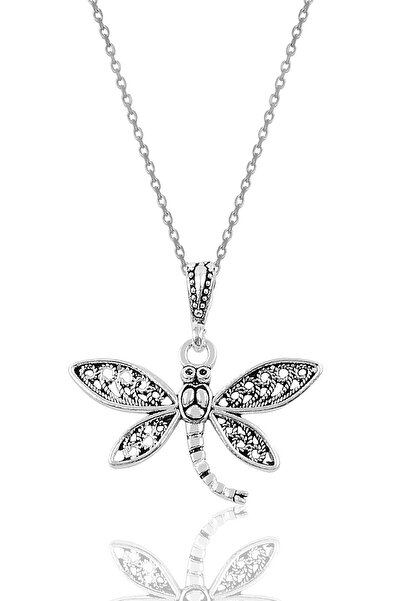 Söğütlü Silver Gümüş Oksitli Yusufçuk Modeli Kolye SGTL10014