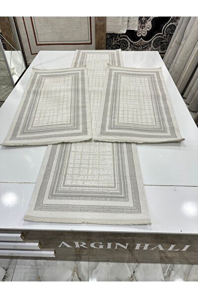 İnci 3'lü Yatak Odası Takım Halı / Leke Tutmaz