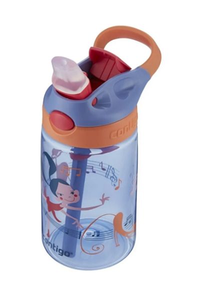 Contigo 420ml Children's Water Bottle with Pacifier - Close to Glass Plastic No 7 Tritan