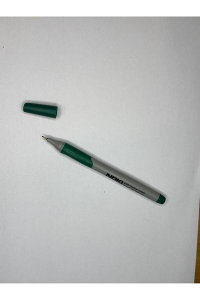 Noki Green Fineliner Felted Pen - 0.4 Mm (10 Pieces)
