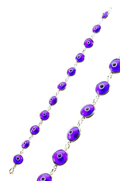 Söğütlü Silver Kadın Gümüş Nazar Boncuklu Bileklik SGTL9276