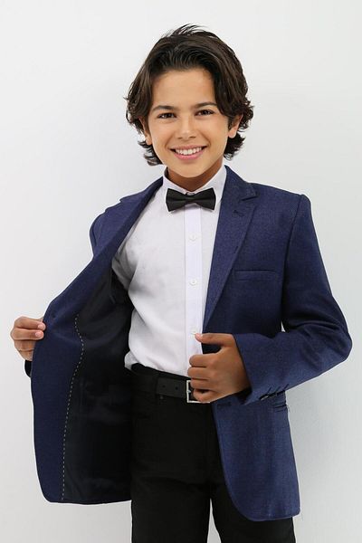 SIRRI 6-10 Years Boy's Slate Single Jacket