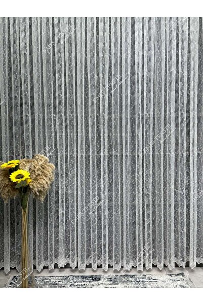 Emes Damla Desenli,tül,desenli,zambak,1*3 sık,pileli,işlemeli,şık,salon tülü,...