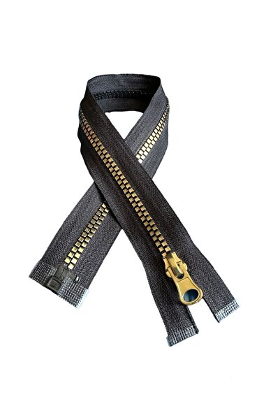 e tuhafiye Altın Kemik Dişli Fermuar (40 CM)