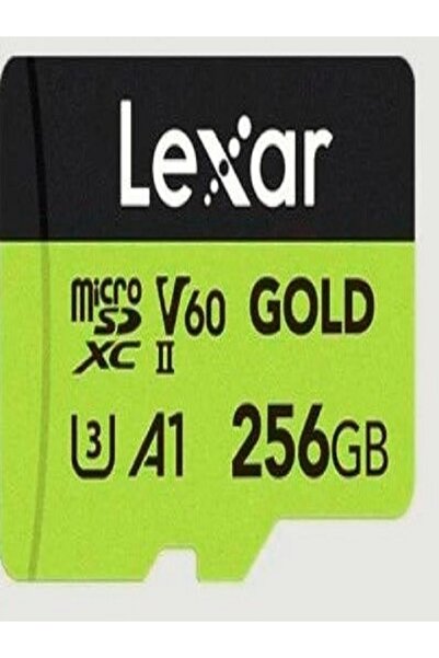 Lexar 256 GB Professional GOLD microSD UHS-II Hafıza Kartı