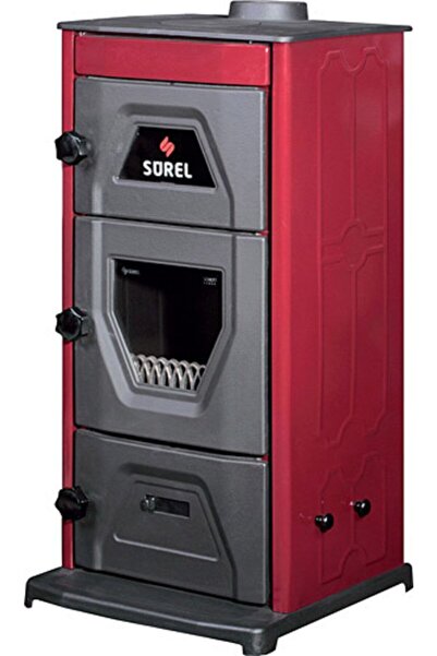 Sürel 5111 Şömine Fırınlı Tuğlalı Uyuyan Odun Kömür Soba