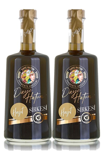 DAYE HATUN Hayıt Sirkesi (ikili) / Chaste Seed Vinegar (doğal Fermente Canlı Sirke / Nat. Fermented / 2*500 Ml)
