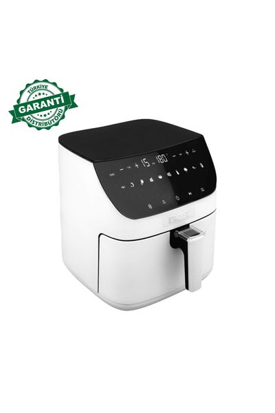 ERATEC Beyaz Airfryer Xxl 6,5 L Sıcak Hava Fritözü 1500w Af-66